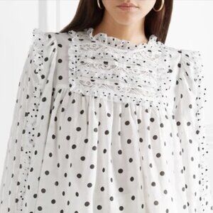 Ulla Johnson Bailey Blouse Blanc